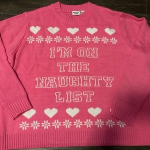 Pink sweater